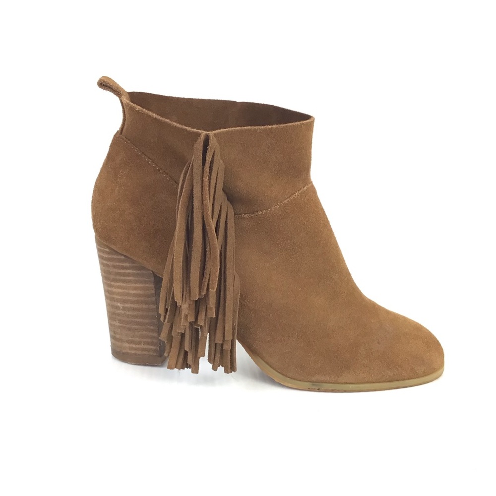 Crown Vintage Brown Suede FRINGE Boots